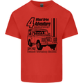4 Wheel Drive Adventure 4X4 Off Road Kids T-Shirt Childrens Red
