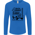 4 Wheel Drive Adventure 4X4 Off Road Mens Long Sleeve T-Shirt Royal Blue
