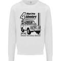 4 Wheel Drive Adventure 4X4 Off Road Mens Sweatshirt Jumper White