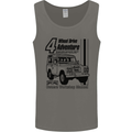 4 Wheel Drive Adventure 4X4 Off Road Mens Vest Tank Top Charcoal