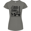 4 Wheel Drive Adventure 4X4 Off Road Womens Petite Cut T-Shirt Charcoal