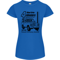 4 Wheel Drive Adventure 4X4 Off Road Womens Petite Cut T-Shirt Royal Blue