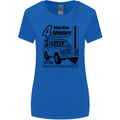 4 Wheel Drive Adventure 4X4 Off Road Womens Wider Cut T-Shirt Royal Blue