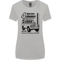 4 Wheel Drive Adventure 4X4 Off Road Womens Wider Cut T-Shirt Sports Grey