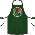 4 Year Wedding Anniversary 4th Marriage Cotton Apron 100% Organic Forest Green