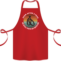 4 Year Wedding Anniversary 4th Marriage Cotton Apron 100% Organic Red