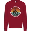 4 Year Wedding Anniversary 4th Marriage Mens Sweatshirt Jumper Red