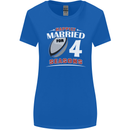4 Year Wedding Anniversary 4th Rugby Womens Wider Cut T-Shirt Royal Blue