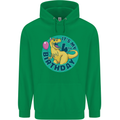 4th Birthday Dinosaur T-Rex 4 Year Old Childrens Kids Hoodie Irish Green