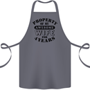 4th Wedding Anniversary 4 Year Funny Wife Cotton Apron 100% Organic Steel
