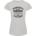 4th Wedding Anniversary 4 Year Funny Wife Womens Petite Cut T-Shirt Sports Grey