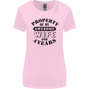 4th Wedding Anniversary 4 Year Funny Wife Womens Wider Cut T-Shirt Light Pink