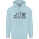 4x4 Evolution Off Roading Road Driving Childrens Kids Hoodie Light Blue