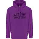 4x4 Evolution Off Roading Road Driving Childrens Kids Hoodie Purple