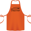 4x4 Evolution Off Roading Road Driving Cotton Apron 100% Organic Orange