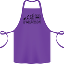 4x4 Evolution Off Roading Road Driving Cotton Apron 100% Organic Purple