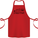 4x4 Evolution Off Roading Road Driving Cotton Apron 100% Organic Red