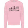 4x4 Evolution Off Roading Road Driving Kids Sweatshirt Jumper Light Pink