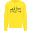 4x4 Evolution Off Roading Road Driving Kids Sweatshirt Jumper Yellow