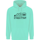4x4 Evolution Off Roading Road Driving Mens 80% Cotton Hoodie Peppermint
