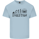 4x4 Evolution Off Roading Road Driving Mens Cotton T-Shirt Tee Top Light Blue