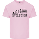 4x4 Evolution Off Roading Road Driving Mens Cotton T-Shirt Tee Top Light Pink