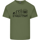 4x4 Evolution Off Roading Road Driving Mens Cotton T-Shirt Tee Top Military Green