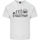 4x4 Evolution Off Roading Road Driving Mens Cotton T-Shirt Tee Top White