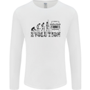 4x4 Evolution Off Roading Road Driving Mens Long Sleeve T-Shirt Charcoal