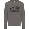 4x4 Evolution Off Roading Road Driving Mens Sweatshirt Jumper Charcoal