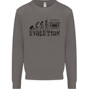 4x4 Evolution Off Roading Road Driving Mens Sweatshirt Jumper Charcoal
