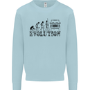 4x4 Evolution Off Roading Road Driving Mens Sweatshirt Jumper Light Blue