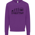 4x4 Evolution Off Roading Road Driving Mens Sweatshirt Jumper Purple