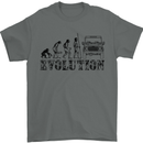 4x4 Evolution Off Roading Road Driving Mens T-Shirt Cotton Gildan Charcoal
