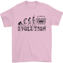 4x4 Evolution Off Roading Road Driving Mens T-Shirt Cotton Gildan Light Pink