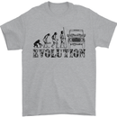 4x4 Evolution Off Roading Road Driving Mens T-Shirt Cotton Gildan Sports Grey