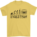 4x4 Evolution Off Roading Road Driving Mens T-Shirt Cotton Gildan Yellow