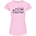 4x4 Evolution Off Roading Road Driving Womens Petite Cut T-Shirt Light Pink