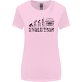 4x4 Evolution Off Roading Road Driving Womens Wider Cut T-Shirt Light Pink