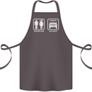 4x4 Problem Solved Off Roading Road Cotton Apron 100% Organic Dark Grey