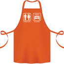 4x4 Problem Solved Off Roading Road Cotton Apron 100% Organic Orange