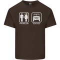 4x4 Problem Solved Off Roading Road Kids T-Shirt Childrens Chocolate