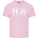 4x4 Problem Solved Off Roading Road Kids T-Shirt Childrens Light Pink