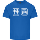 4x4 Problem Solved Off Roading Road Kids T-Shirt Childrens Royal Blue