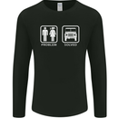4x4 Problem Solved Off Roading Road Mens Long Sleeve T-Shirt Black