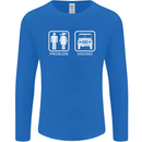 4x4 Problem Solved Off Roading Road Mens Long Sleeve T-Shirt Royal Blue
