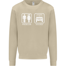4x4 Problem Solved Off Roading Road Mens Sweatshirt Jumper Sand