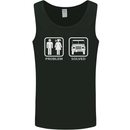 4x4 Problem Solved Off Roading Road Mens Vest Tank Top Black