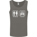 4x4 Problem Solved Off Roading Road Mens Vest Tank Top Charcoal