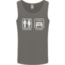 4x4 Problem Solved Off Roading Road Mens Vest Tank Top Charcoal